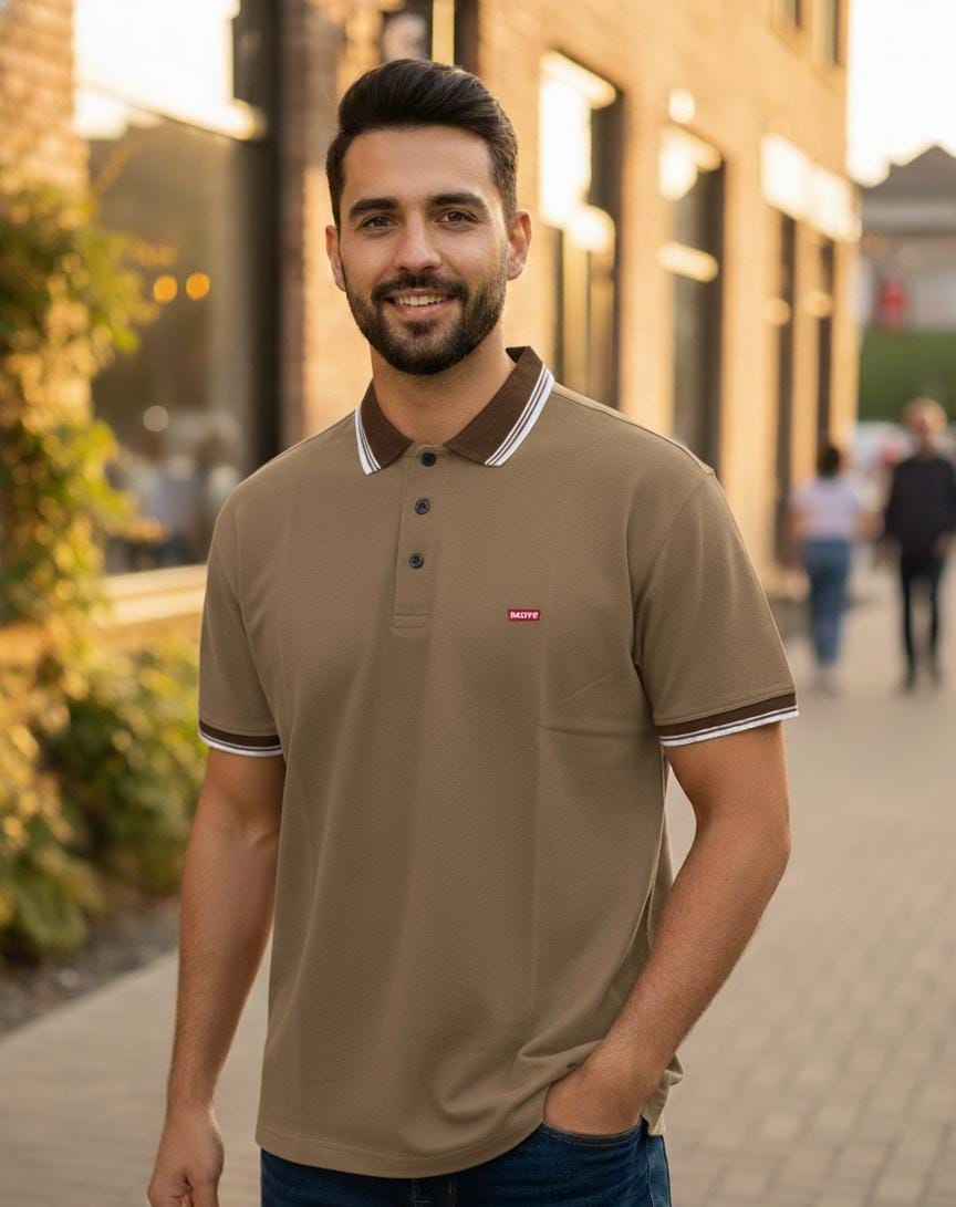 Tipped Collar Polo shirt