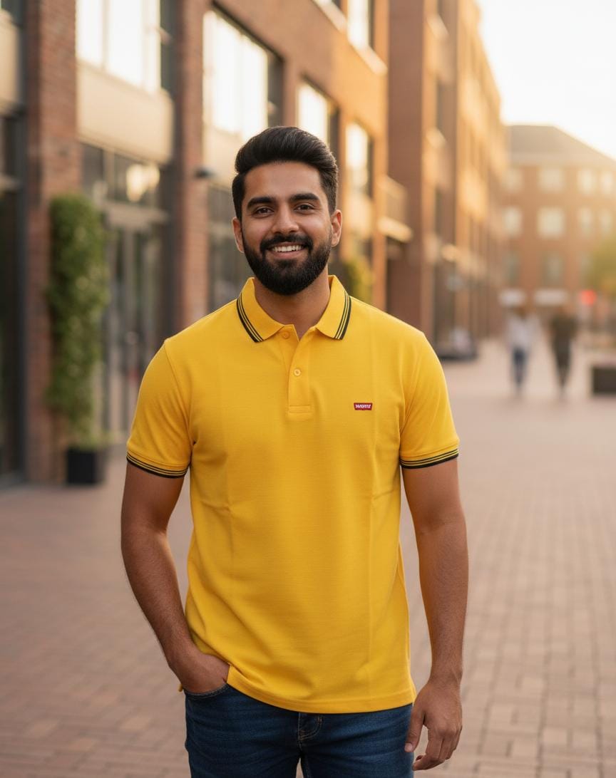 Tipped Collar Polo shirt